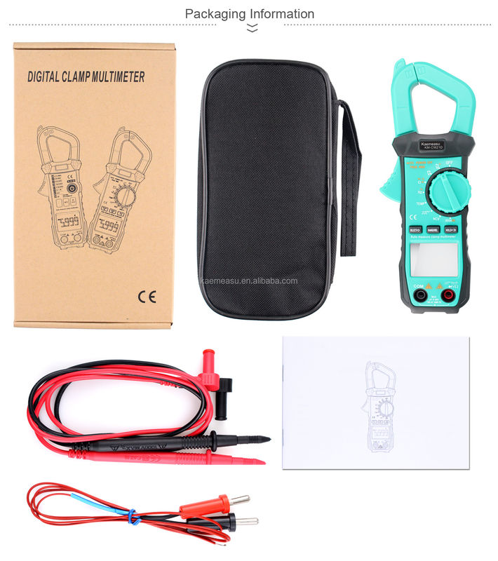 Multimetro digitale portatile con rivelatore di tensione e pinza di misura della resistenza 600Ω/6kΩ/60kΩ/600kΩ/6MΩ/40MΩ