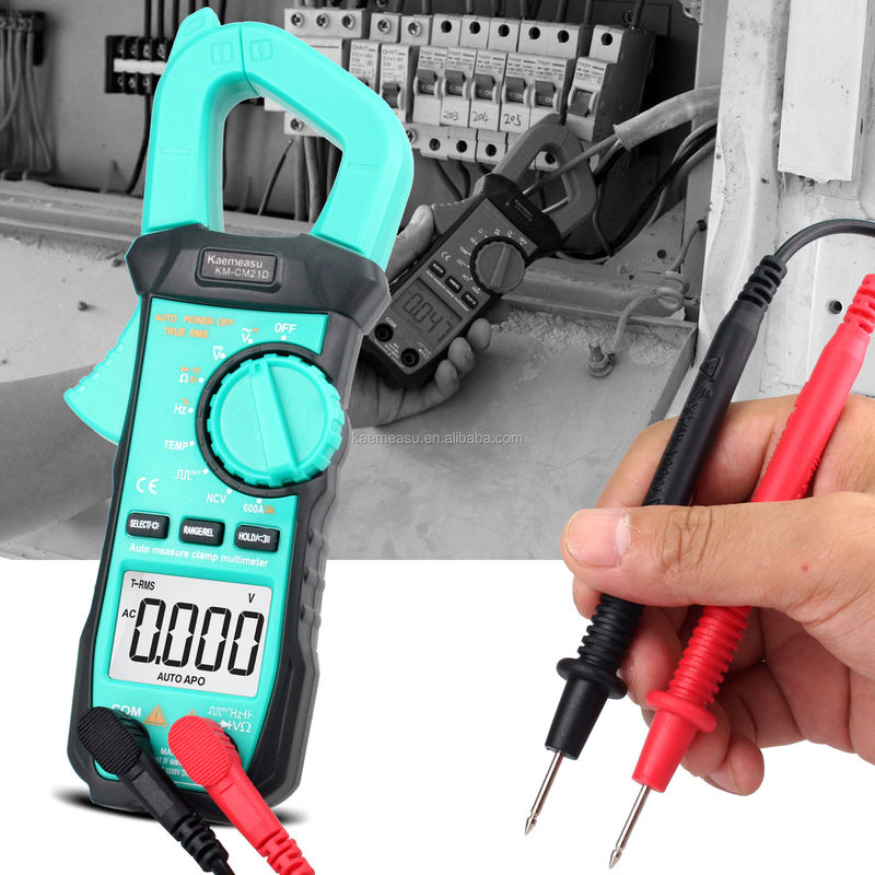 21D DC AC Digital Clamp Meter 3 5/6 Digit Automatic Diode Test Ture RMS Square Wave Output NCV Digital Clamp Meter Multimeter