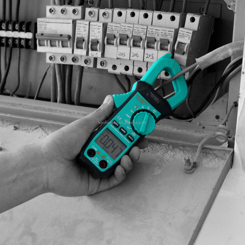 Mini Clamp Meter Multimetro elettrico NCV 1000v Digital AC DC Resistance Meter Display Count 6000 conteggi