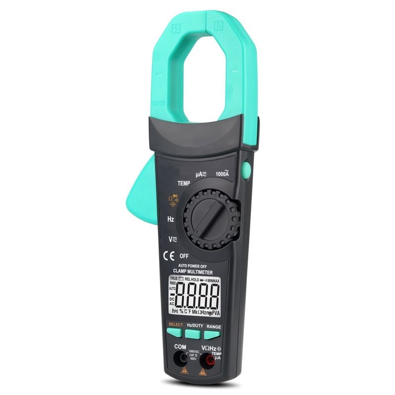 Misuratore di tensione AC/DC professionale da 1000 A con display a 3 5/6 cifre e misurazione multifunzionale della corrente