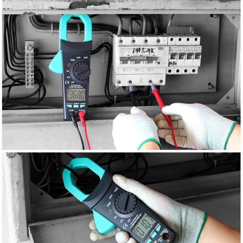 Misuratore di tensione AC/DC professionale da 1000 A con display a 3 5/6 cifre e misurazione multifunzionale della corrente