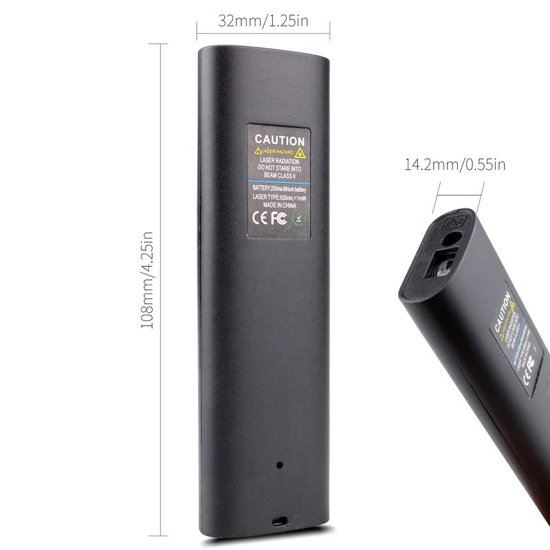 40m Mini portatile USB ricaricabile Laser Distance Meter Alta precisione infrarosso Regola elettronica Laser Range Finder