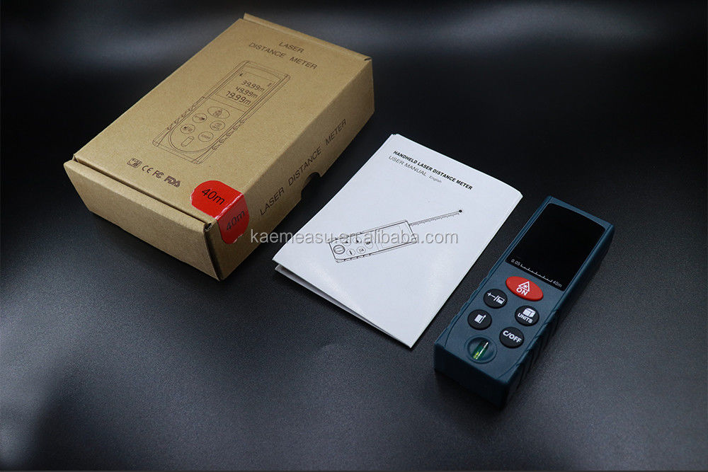 OEM ODM Mini Laser Handheld Distance Meter Strumenti di misurazione Regola elettronica Laser Digital Range Finder in vendita