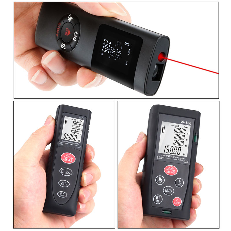40m 100m OEM ODM Mini Portatile Digital Rangefinder Infrarosso Laser Distanza Metri Laser elettrici Rangefinder