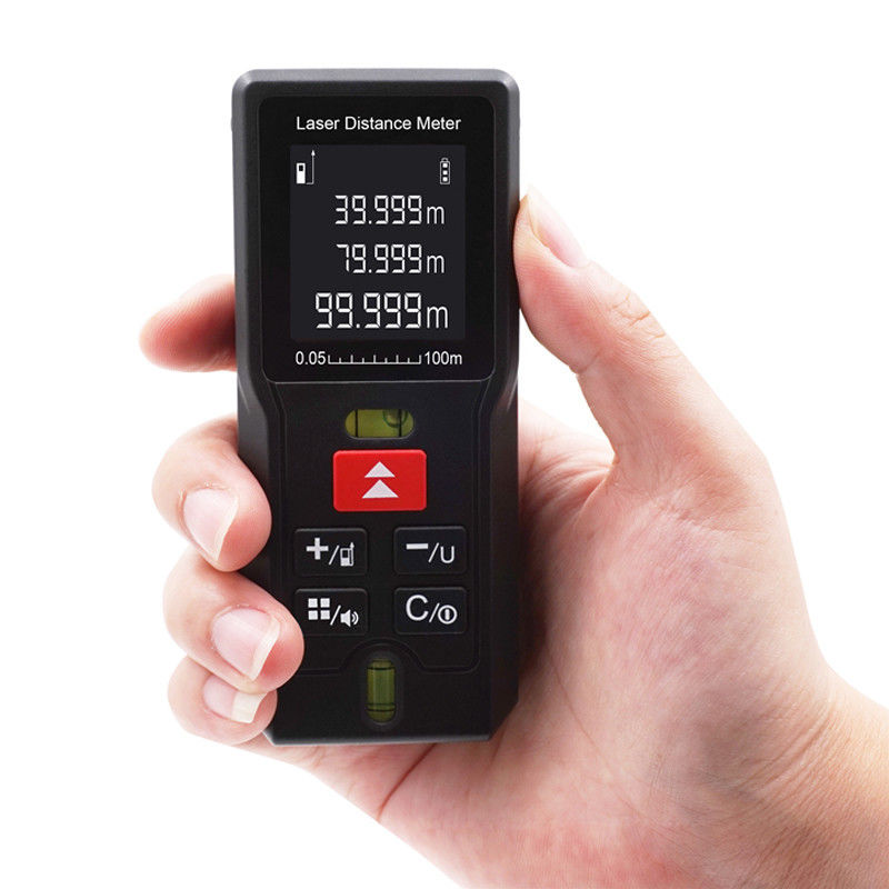 Misuratore di distanza laser portatile attrezzatura elettrica di misurazione della distanza mini portatili misuratori di distanza laser digitali 0.05-120m