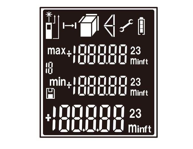 Misuratore di distanza laser portatile attrezzatura elettrica di misurazione della distanza mini portatili misuratori di distanza laser digitali 0.05-120m