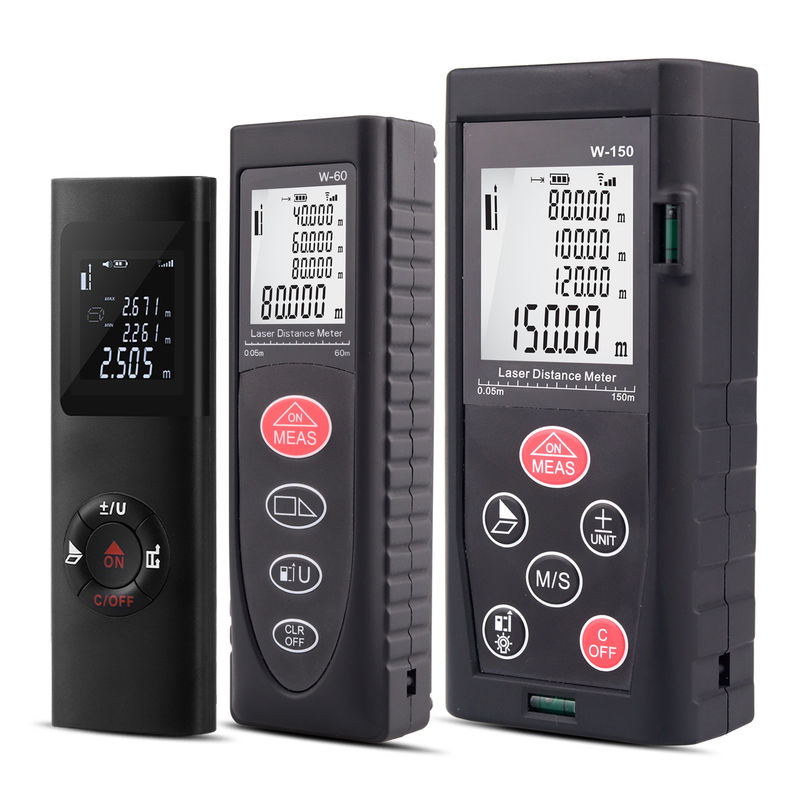 Best-seller Tassimetri digitali ad alta precisione Regolare laser elettrico Mini attrezzatura di misurazione portatile Laser Distance Meter