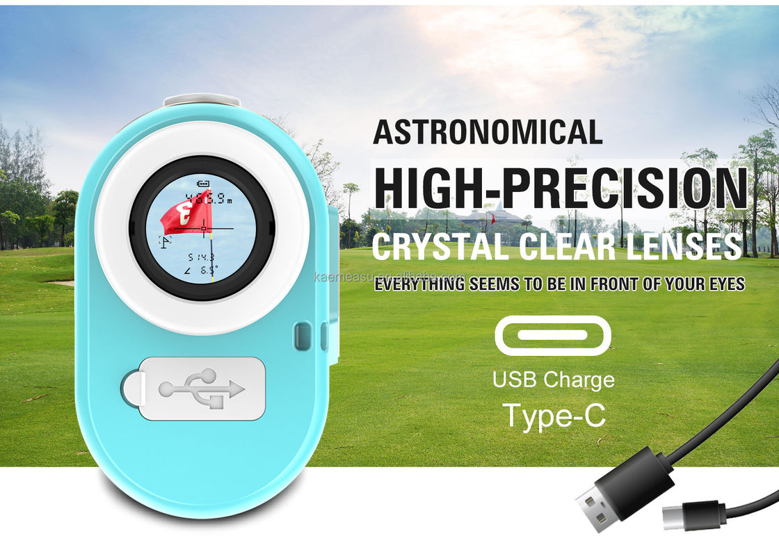 OEM 1200m Golf Slope Scope Laser Distance Meter Telescopio di grado industriale Golf Laser Rangefinder con supporto personalizzato