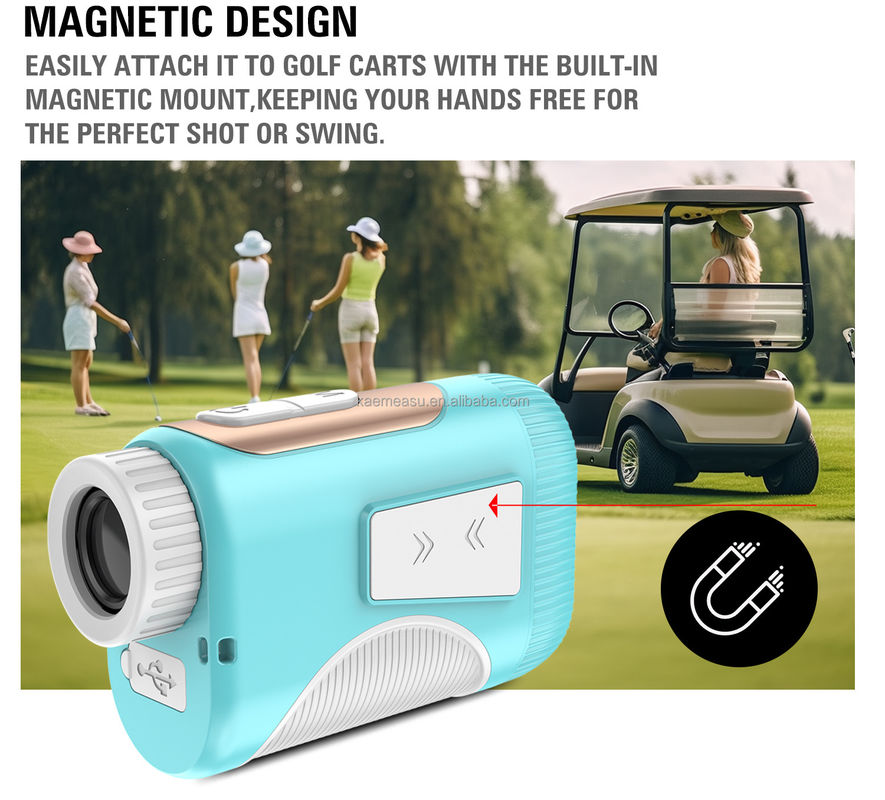 OEM 1200m Golf Slope Scope Laser Distance Meter Telescopio di grado industriale Golf Laser Rangefinder con supporto personalizzato