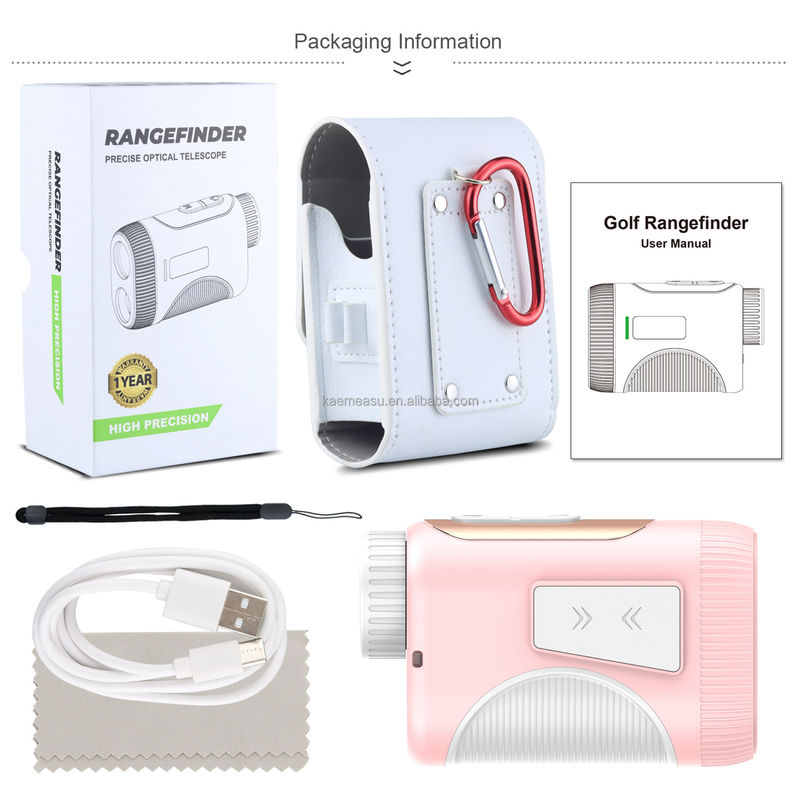 OEM 1000m Golf Slope Scope Laser Distance Meter Golf Laser Rangefinder Color rosa per bambini e donne
