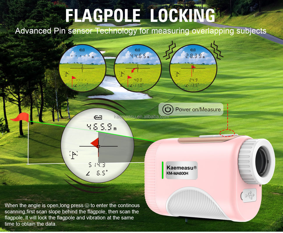 OEM 800m Golf Slope Scope Laser Distance Meter Telescopio di grado industriale Golf Laser rangefinder per bambini per donne