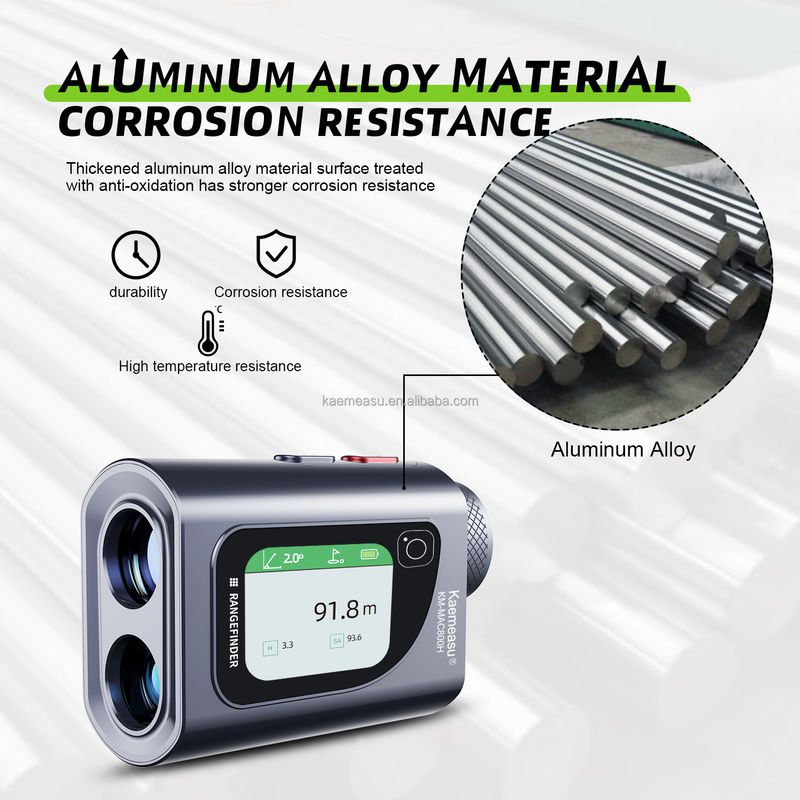 800m Rangefinder 6.5x Strumenti di misurazione laser nominale Distanza contatore Regola elettronica multifunzione per gli sport di costruzione