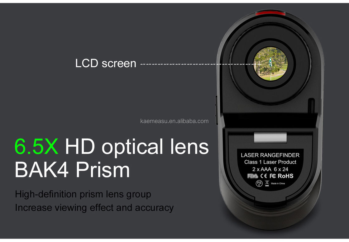 D450m Batteria Laser Distanza Metro Range Finder Golf Rangefinder Campo di caccia con livello di sicurezza laser di classe 1 -20-50C