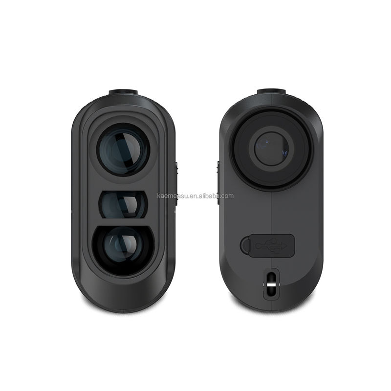 Modello F Logo personalizzato Golf Laser Rangefinder Funzione di vibrazione di pendenza Ottica chiara per i golfisti