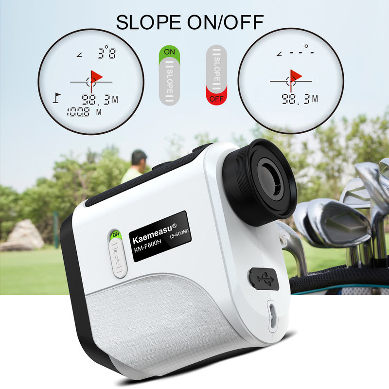 F Modello Golf Affordable Rangefinder Pin di pendenza Cerco strumento di misurazione della distanza laser leggero
