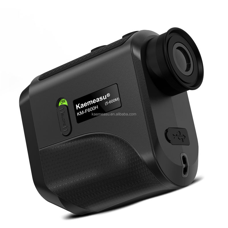 F1000m Professional Golf Laser Rangefinder Slope Mode Focalizzazione rapida 6.5X Ingrandimento per uso in torneo