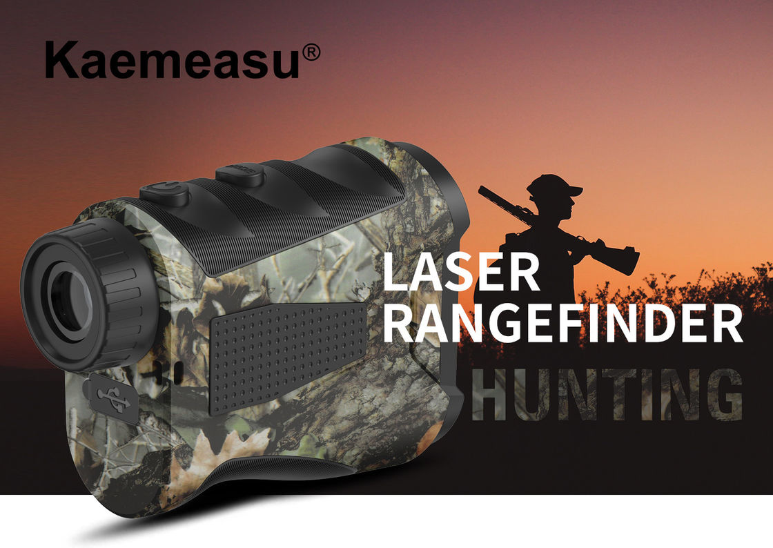 Golf rangefinder leggero e conveniente con pendenza e pin che cerca la distanza di misura 5-450m