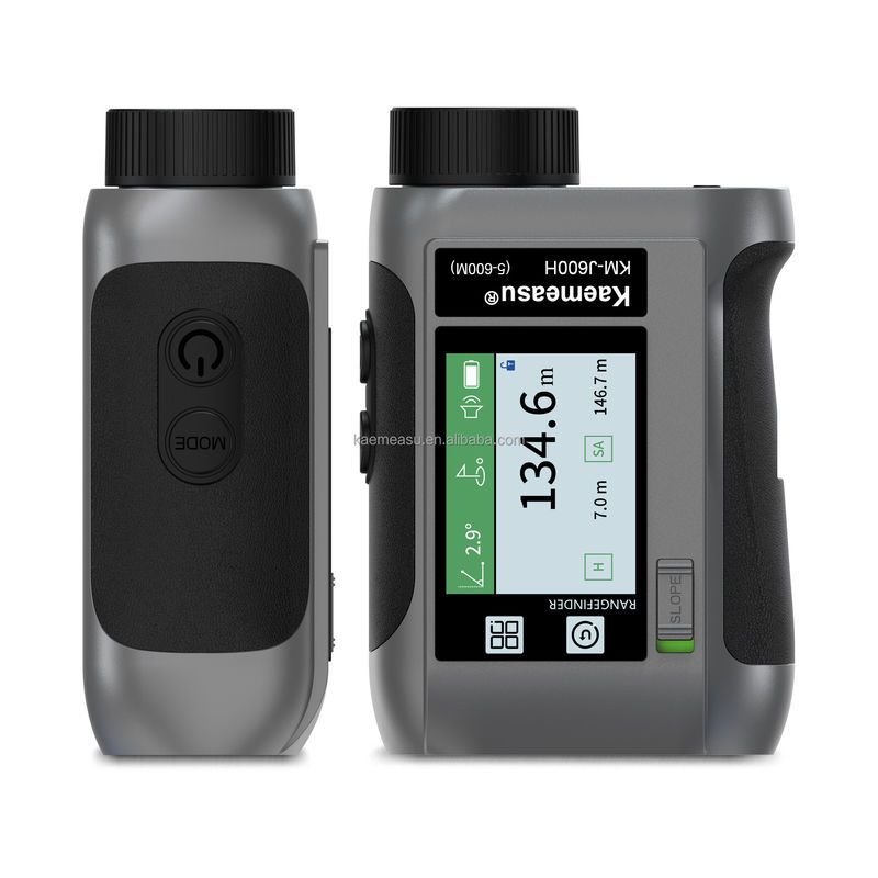 J schermo LCD Golf Sport Laser telemetro Strumenti ottici Diastimetro da caccia Telescopio intelligente per golf