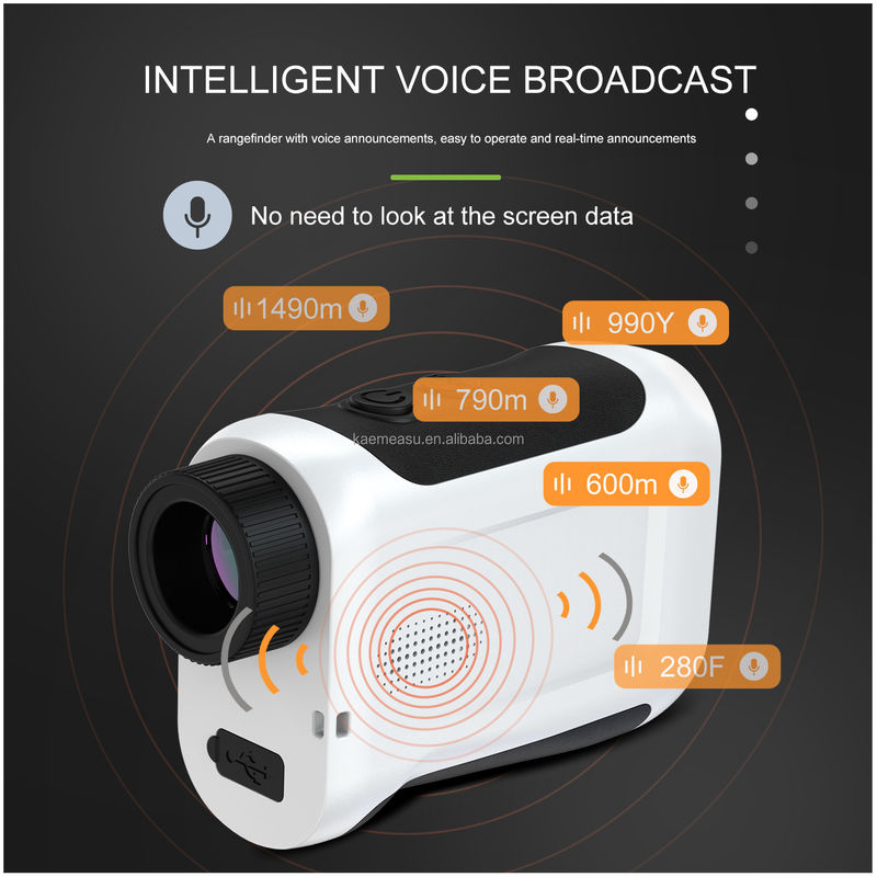 J1200 Aggiornamento del rangefinder a laser a voce immediata, rangefinder digitale, misuratore di distanza a laser multifunzione
