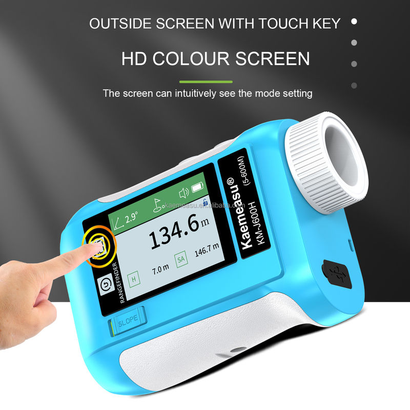 J600m Multifunzione Laser Distanza Meter Livello di misura portatile Calcolo per la costruzione Golf Caccia