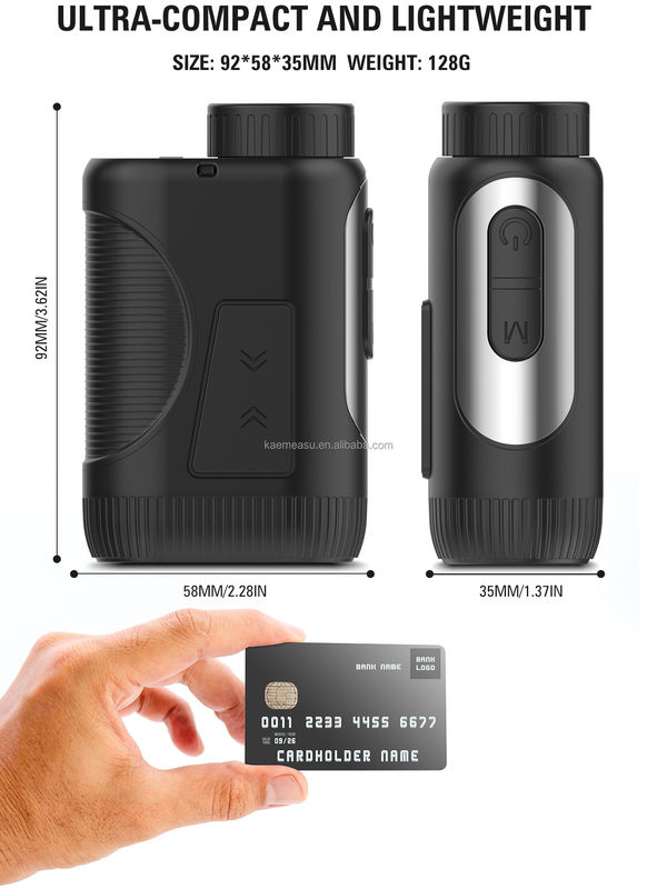 Supporto personalizzato OEM 1200m Golf Laser Rangefinder con Ingress Protection ip54 e Magnetic Base