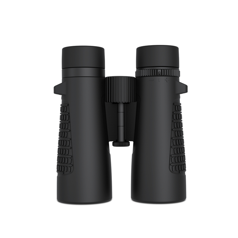 Kaemeasu C Modello nero 10x42 HD binocoli impermeabili per adulti, binocoli per birdwatching e escursioni, ottiche con prisma BAK4, corpo in lega di magnesio a prova di urti, visione chiara e luminosa